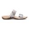 Vionic Randi Women's Slide Orthotic Sandal - Silver Boa - 4 right view