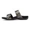 Vionic Randi Women's Slide Orthotic Sandal - Black Boa - 2 left view
