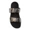 Vionic Randi Women's Slide Orthotic Sandal - Black Boa - 3 top view