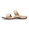 Vionic Randi Women's Slide Orthotic Sandal - Gold Metallic - 2 left view