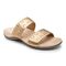 Vionic Randi Women's Slide Orthotic Sandal - Gold Metallic - 1 profile view