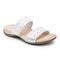 Vionic Randi Women's Slide Orthotic Sandal - White Leather - 1 profile view