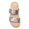 Vionic Randi Women's Slide Orthotic Sandal - Silver Boa - 3 top view