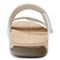 Vionic Randi Women's Slide Orthotic Sandal - White Leather - 5 back view