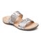 Vionic Randi Women's Slide Orthotic Sandal - Silver Boa - 1 profile view