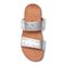 Vionic Randi Women's Slide Orthotic Sandal - Silver Metallic - 3 top view
