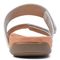 Vionic Randi Women's Slide Orthotic Sandal - Silver Metallic - 5 back view