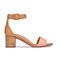 Vionic Rosie Women's Heeled Sandal - Coral Suede - 4 right view