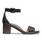 Vionic Rosie Women's Heeled Sandal - Black Leather - 4 right view