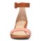 Vionic Rosie Women's Heeled Sandal - Coral Suede - 6 front view