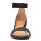 Vionic Rosie Women's Heeled Sandal - Black Leather - 6 front view