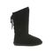 Bearpaw Phylly Kid's Leather Boots - 1955Y  011 - Black - Side View