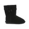 Bearpaw Val Kid's Leather Boots - 1960Y  011 - Black - Side View