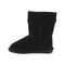 Bearpaw Val Kid's Leather Boots - 1960Y  011 - Black - Side View