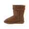 Bearpaw Val Kid's Leather Boots - 1960Y  220 - Hickory - Side View