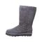 Bearpaw Elle Tall Kid's Leather Boots - 1963Y  030 - Charcoal - Side View