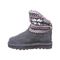 Bearpaw Virginia Toddler Toddler Knitted Textile Boots - 2133T  030 - Charcoal - Side View
