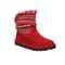 Bearpaw Virginia Women's Knitted Textile Boots - 2133W  614 - Red - Profile View