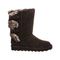 Bearpaw Eloise Women's Leather Boots - 2185W  205 - Chocolate - Side View