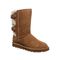 Bearpaw Eloise Women's Leather Boots - 2185W  849 - Hickory/champagne - Profile View