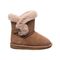 Bearpaw Betsey Kid's Leather Boots - 2361Y  220 - Hickory - Side View