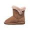 Bearpaw Betsey Kid's Leather Boots - 2361Y  220 - Hickory - Side View