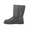 Bearpaw Elaina Women's Leather Boots - 2493W  030 - Charcoal - Side View