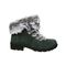 Bearpaw Serenity Women's Leather Boots - 2512W  451 - Dark Green - Side View