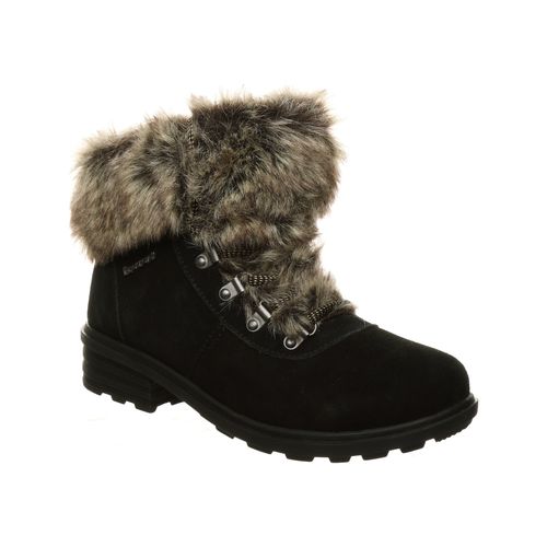 Bearpaw Serenity Women's Leather Boots - 2512W  011 - Black - Profile View