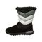 Bearpaw Boreal Women's Knitted Textile & Leather Boots - 2525W  011 Down - Black - Side View