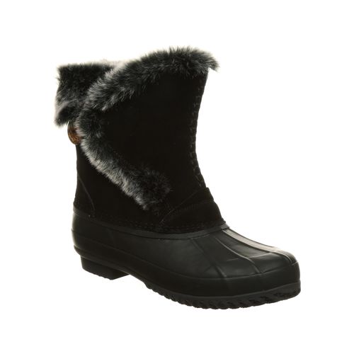 Bearpaw Deborah Women's Leather Boots - 2531W  012 - Black/grey - Profile View