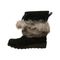 Bearpaw Arden Women's Leather Boots - 2535W  - Black - 0113