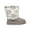 Bearpaw Callie Toddler Toddler Leather Boots - 2545T  051 - Gray Fog - Side View