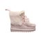 Bearpaw Sophie Toddler Toddler Leather Boots - 2547T  635 - Pale Pink - Side View