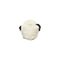Bearpaw Lil Critters Toddler Rubber/plastic Slippers - 2549T  010 - White - Back View