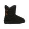 Bearpaw Rosaline Toddler Toddler Leather Boots - 2588T  011 - Black - Side View
