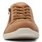 Vionic Abigail Women's Lace-up Arch Supportive Shoe - Wheat Nubuck - 6 front view