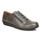 Vionic Abigail Women's Lace-up Arch Supportive Shoe - Pewter Metallic - 1 profile view
