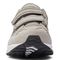 Vionic Albert Men's Orthotic Walking Shoe - Strap Closure - Grey Suede - 6 front view