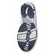 Vionic Albert Men's Orthotic Walking Shoe - Strap Closure - White And Blue Leather - 7 bottom view