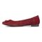 Vionic Amanda Ballet Flat with Arch Support - Wine - 2 left view