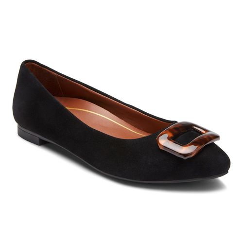 Vionic Amanda Ballet Flat with Arch Support - Black - 1 profile view