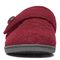 Vionic Carlin Women's Supportive Slippers - Wine - 6 front view