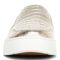Vionic Dinora Women's Platform Slip-on Sneaker - Gold Croc - 6 front view