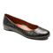 Vionic Hannah Women's Ballet Flats with Arch Support - Black Croc - 1 profile view
