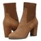 Vionic Kaylee Women's Supportive Ankle Boots - Toffee Suede pair left angle