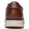 Vionic Khai Men's Supportive Slip-on Shoe - Tobacco Leather - 5 back view