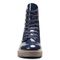 Vionic Lani Woemn's Patent Lace Up Boots - 6 front view - Navy