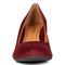 Vionic Mariana Women's Pump with Arch Support - Wine Suede - 6 front view