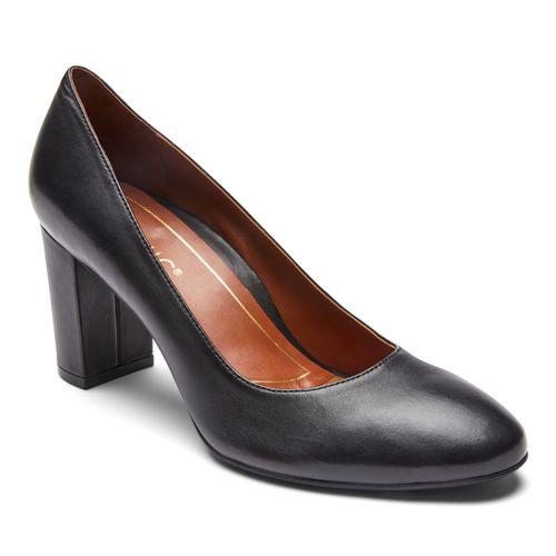 Vionic Mariana Women's Pump with Arch Support - Black - 1 profile view